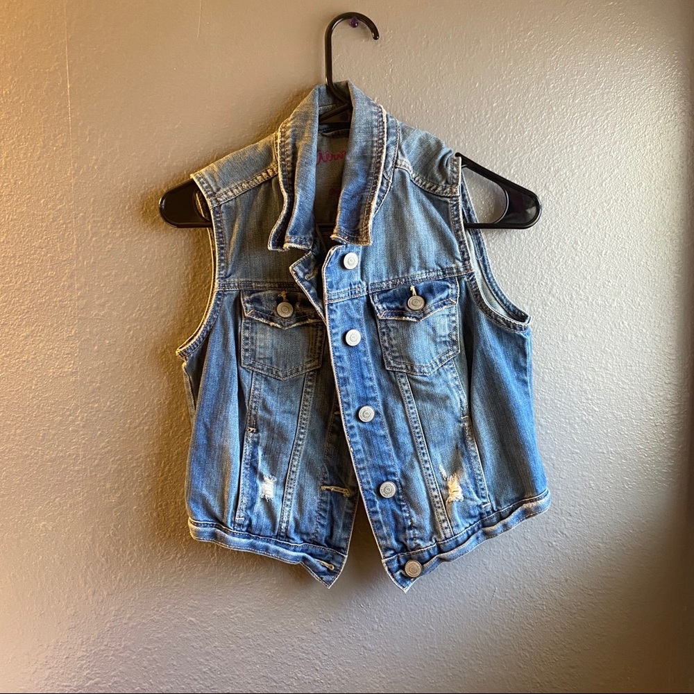 Aeropostal denim vest